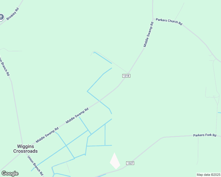 map of restaurants, bars, coffee shops, grocery stores, and more near 1380 Middle Swamp Road in Corapeake