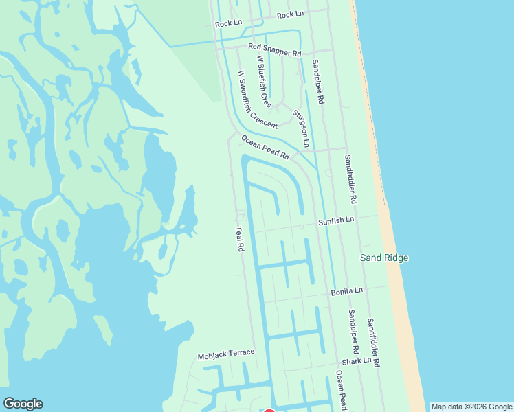 map of restaurants, bars, coffee shops, grocery stores, and more near 2231 Teal Road in Corolla