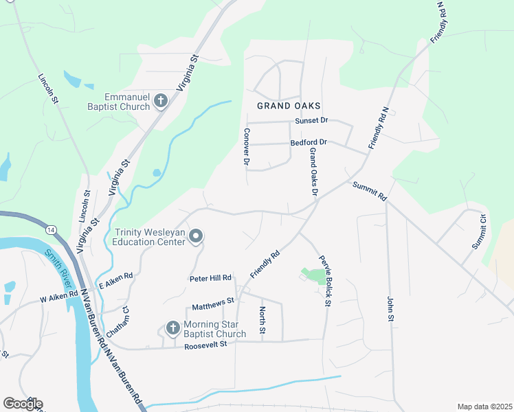 map of restaurants, bars, coffee shops, grocery stores, and more near 253 East Aiken Road in Eden