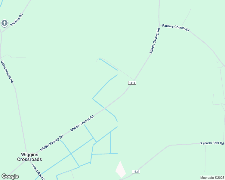 map of restaurants, bars, coffee shops, grocery stores, and more near 1380 Middle Swamp Road in Corapeake