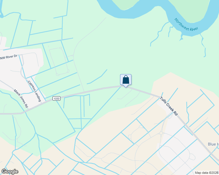 map of restaurants, bars, coffee shops, grocery stores, and more near 592 Tulls Creek Road in Moyock