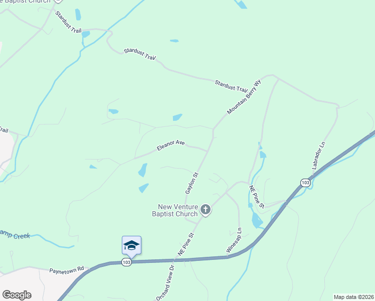 map of restaurants, bars, coffee shops, grocery stores, and more near 140 Eleanor Avenue in Mount Airy