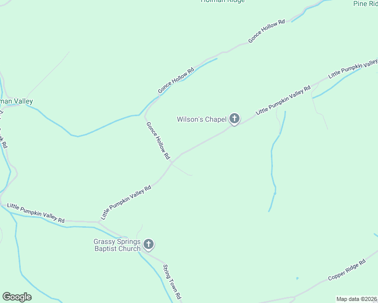 map of restaurants, bars, coffee shops, grocery stores, and more near 319 Little Pumpkin Valley Rd in Hawkins