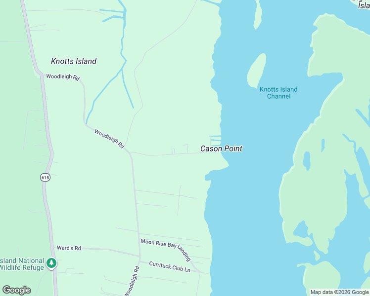 map of restaurants, bars, coffee shops, grocery stores, and more near 101 Kingfisher in Currituck