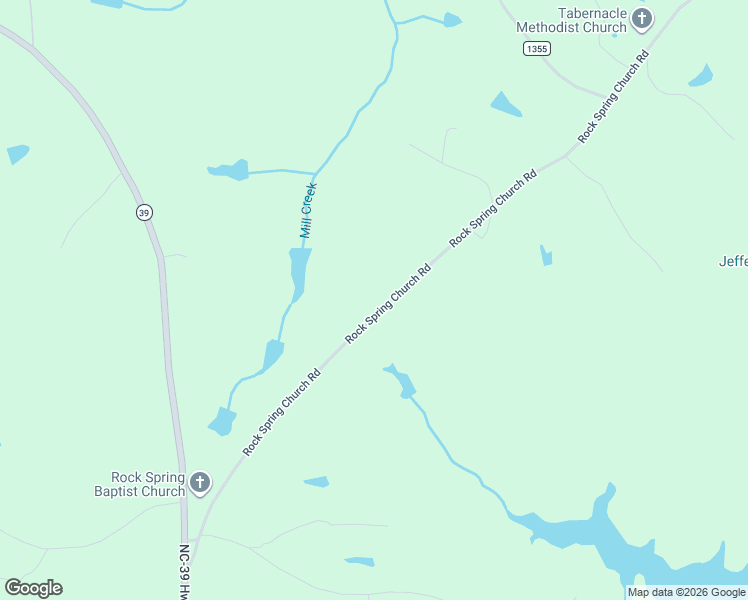 map of restaurants, bars, coffee shops, grocery stores, and more near 701 Rock Spring Church Road in Henderson