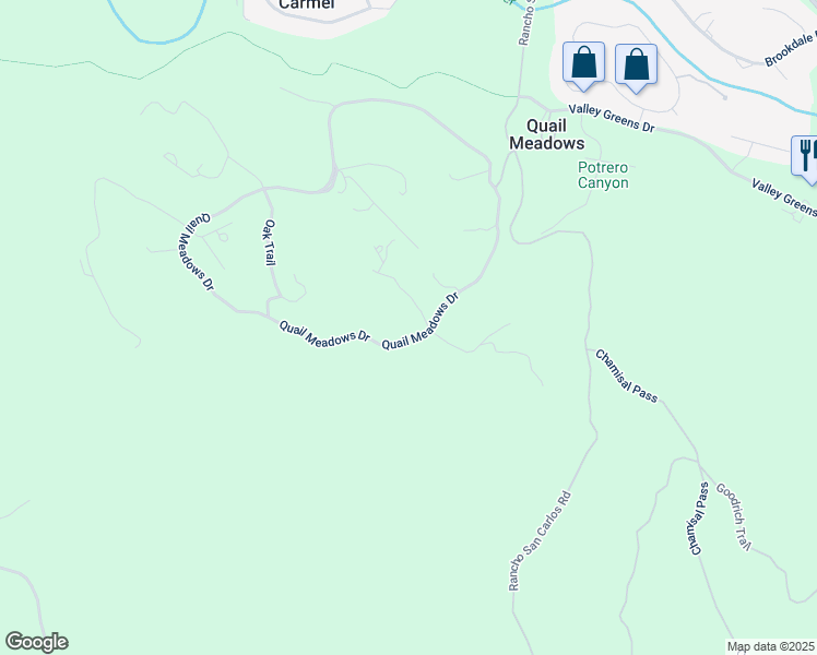 map of restaurants, bars, coffee shops, grocery stores, and more near 5466 Quail Way in Carmel