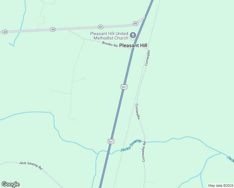 map of restaurants, bars, coffee shops, grocery stores, and more near 4077 US Highway 301 in Pleasant Hill