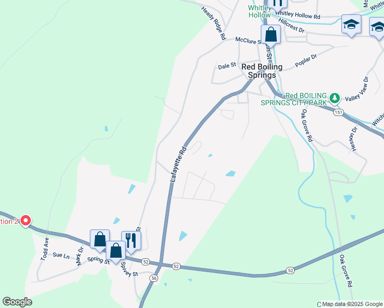 151 Kinnebrew Drive, Red Boiling Springs TN Walk Score