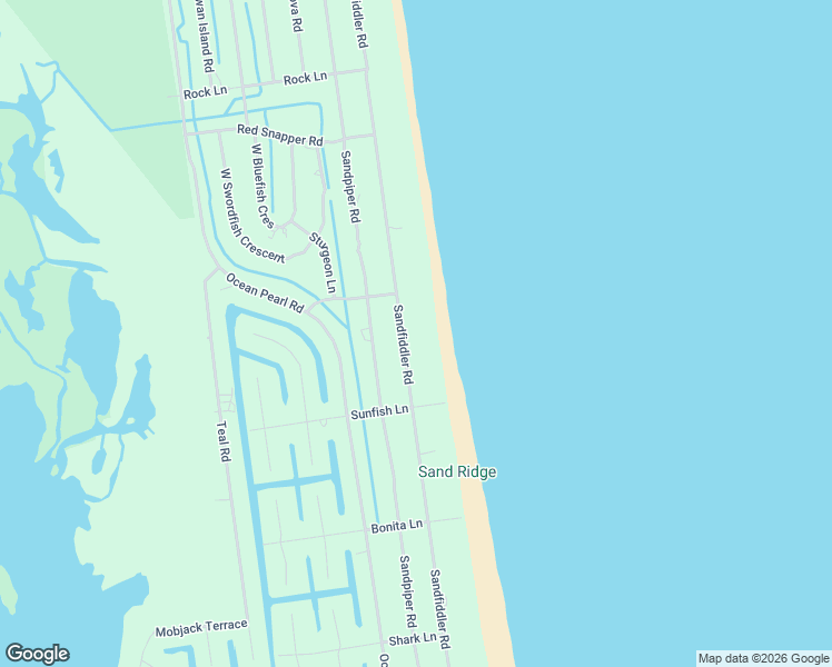 map of restaurants, bars, coffee shops, grocery stores, and more near 2237 Sandfiddler Rd in Corolla