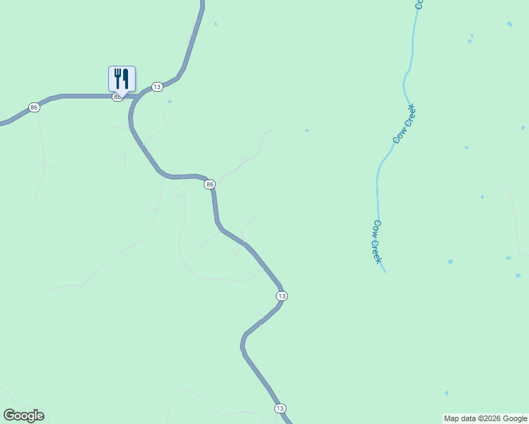 map of restaurants, bars, coffee shops, grocery stores, and more near 3336 Missouri 13 in Lampe