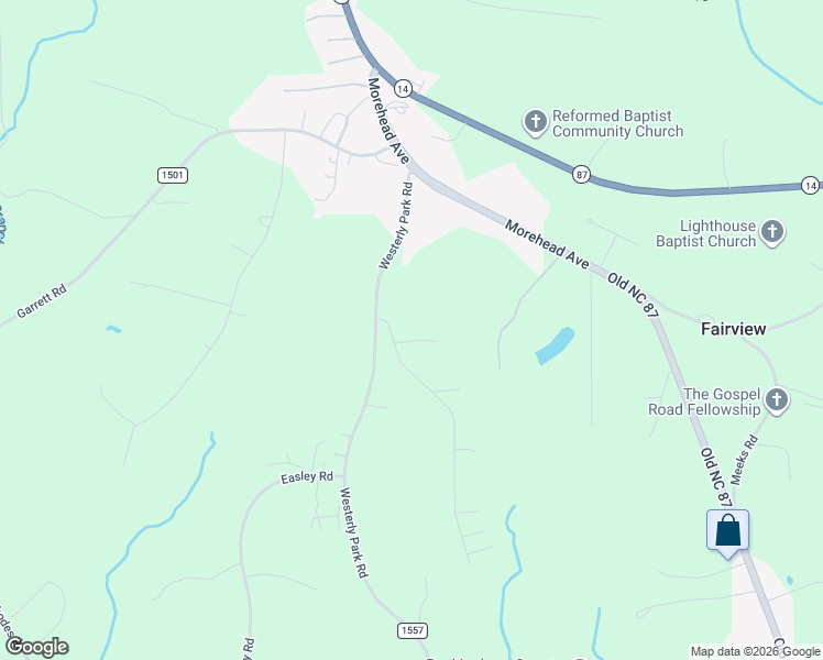 map of restaurants, bars, coffee shops, grocery stores, and more near 273 Westerly Park Road in Eden