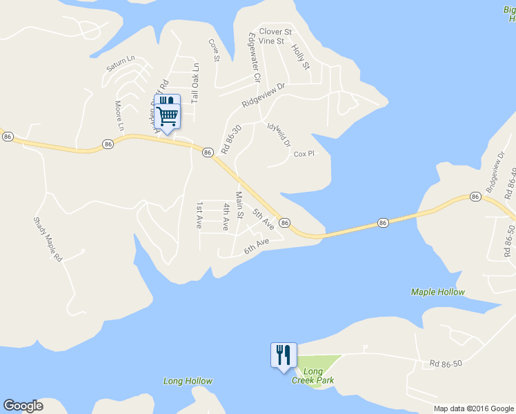 map of restaurants, bars, coffee shops, grocery stores, and more near 167 5th Avenue in Ridgedale