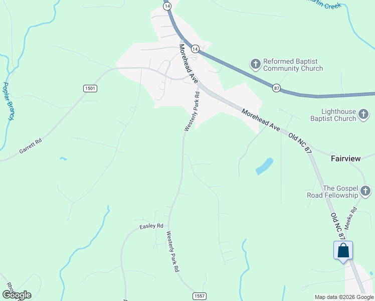 map of restaurants, bars, coffee shops, grocery stores, and more near 273 Westerly Park Road in Eden