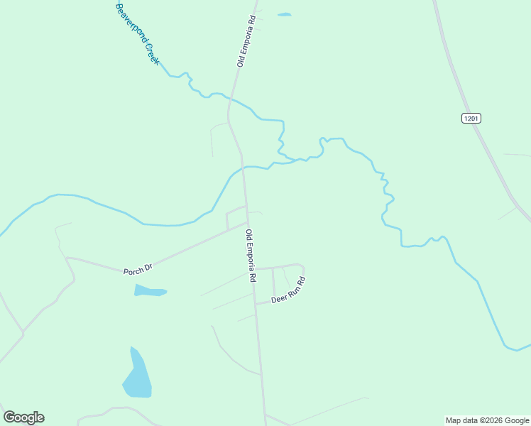 map of restaurants, bars, coffee shops, grocery stores, and more near 1108 Old Emporia Road in Gaston