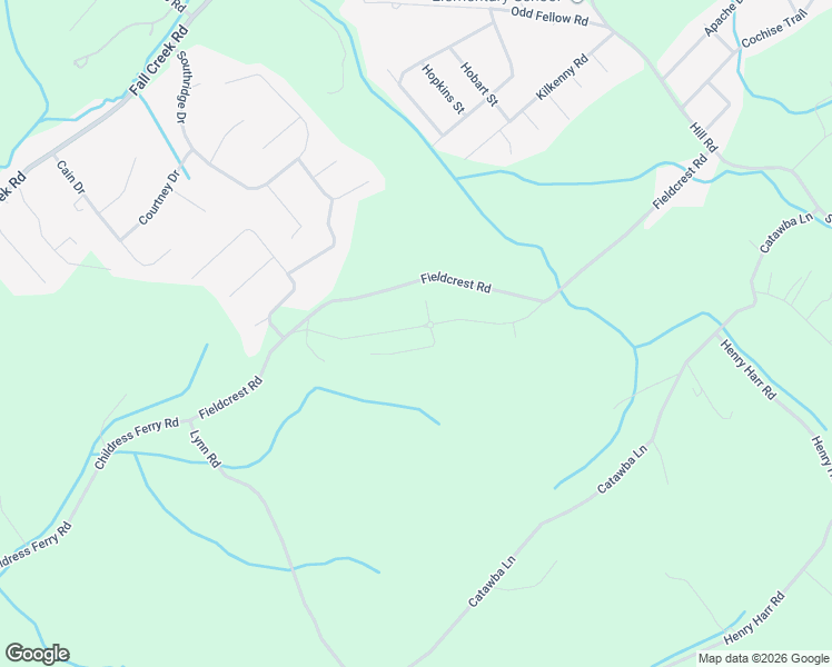 map of restaurants, bars, coffee shops, grocery stores, and more near 590 Fieldcrest Road in Blountville