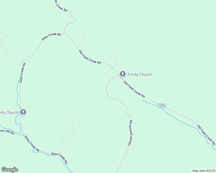 map of restaurants, bars, coffee shops, grocery stores, and more near 5254 Old Field Creek Road in Grassy Creek