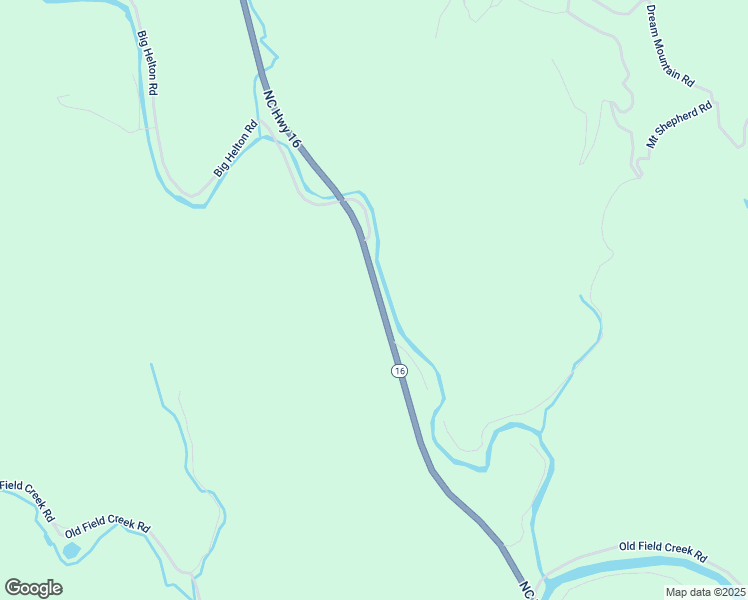 map of restaurants, bars, coffee shops, grocery stores, and more near 9103 North Carolina 16 in Grassy Creek