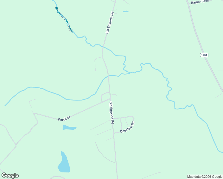 map of restaurants, bars, coffee shops, grocery stores, and more near 1108 Old Emporia Road in Gaston