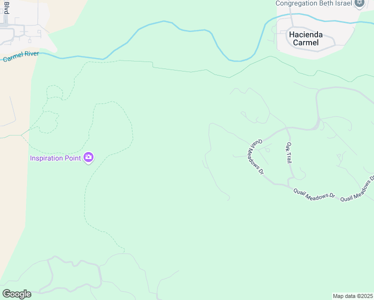 map of restaurants, bars, coffee shops, grocery stores, and more near 5479 Covey Court in Carmel-by-the-Sea