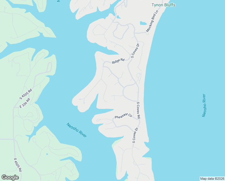 map of restaurants, bars, coffee shops, grocery stores, and more near 451375 Spruce Grouse Drive in Grove