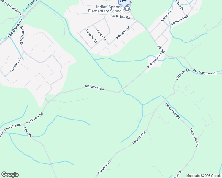 map of restaurants, bars, coffee shops, grocery stores, and more near 410 Fieldcrest Road in Blountville