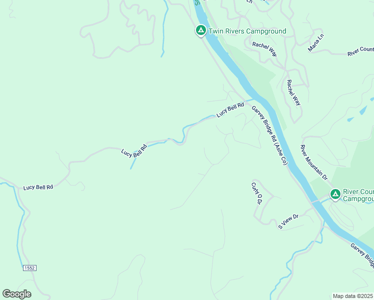 map of restaurants, bars, coffee shops, grocery stores, and more near 1118 Lucy Bell Road in Crumpler
