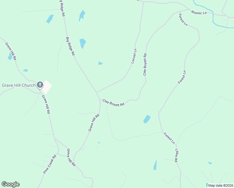 map of restaurants, bars, coffee shops, grocery stores, and more near 329 Clay Boyatt Road in Oneida