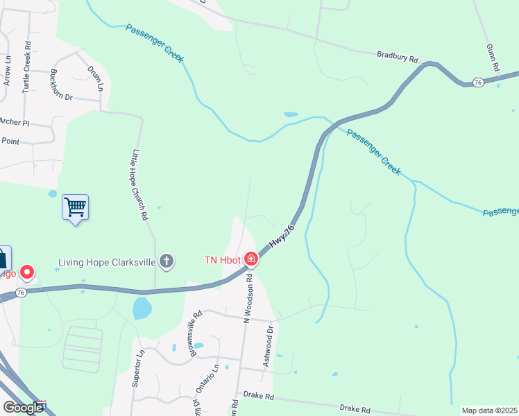 map of restaurants, bars, coffee shops, grocery stores, and more near 1703 Jesse Drive in Adams