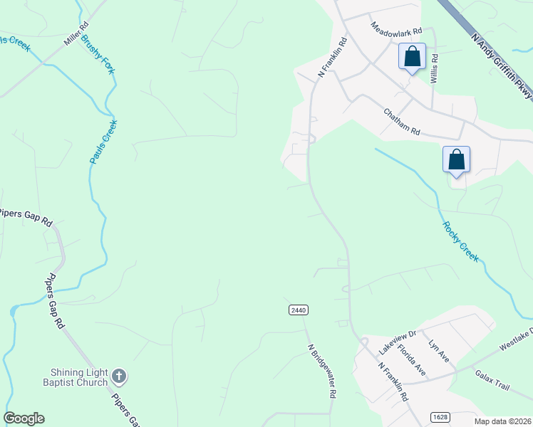 map of restaurants, bars, coffee shops, grocery stores, and more near in Mount Airy