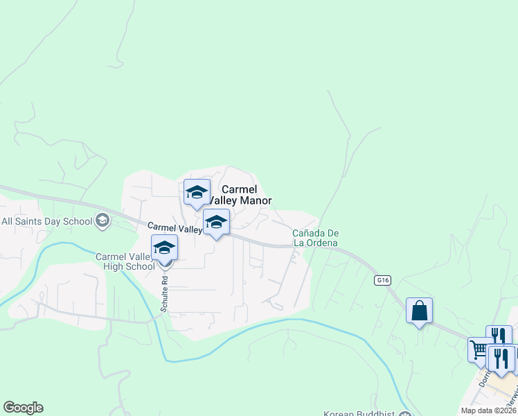map of restaurants, bars, coffee shops, grocery stores, and more near 47 Carmel Valley Manor in Carmel-by-the-Sea