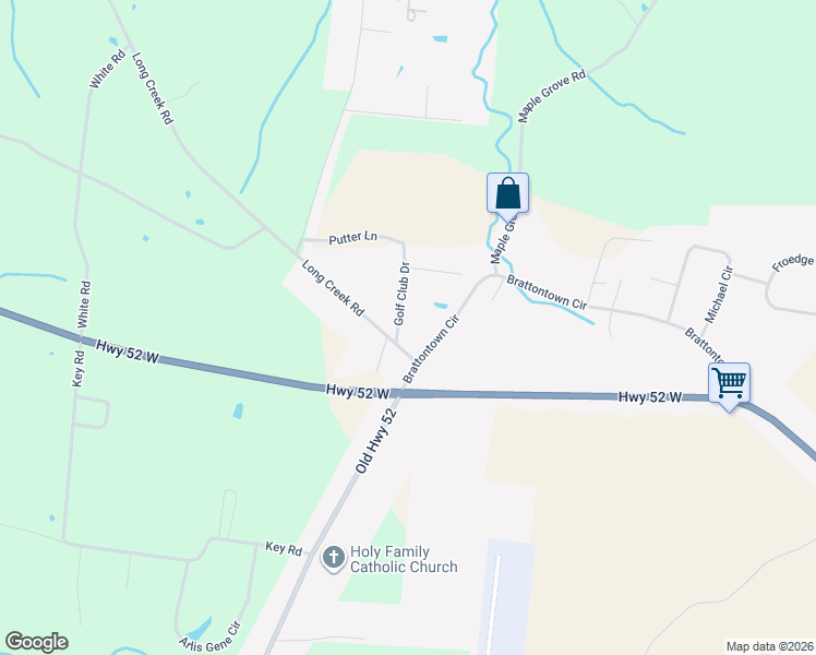 map of restaurants, bars, coffee shops, grocery stores, and more near 798 Golf Club Drive in Lafayette