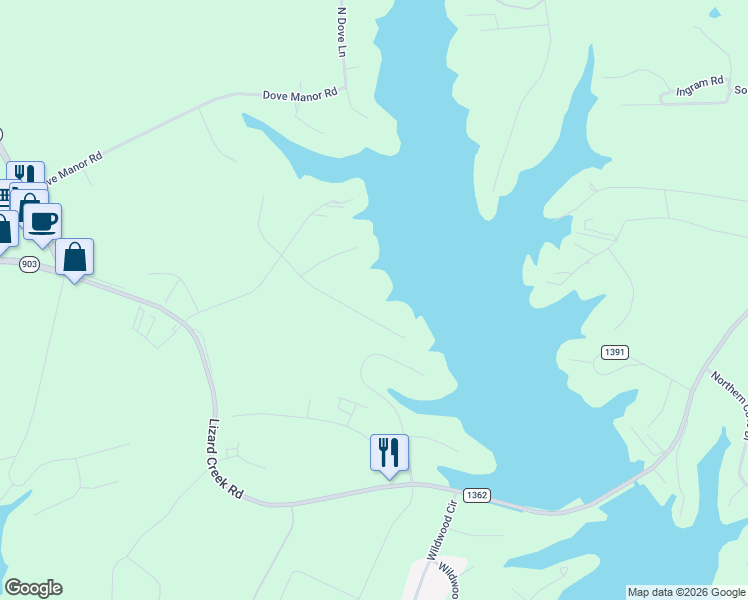 map of restaurants, bars, coffee shops, grocery stores, and more near East Homestead Lane in Littleton