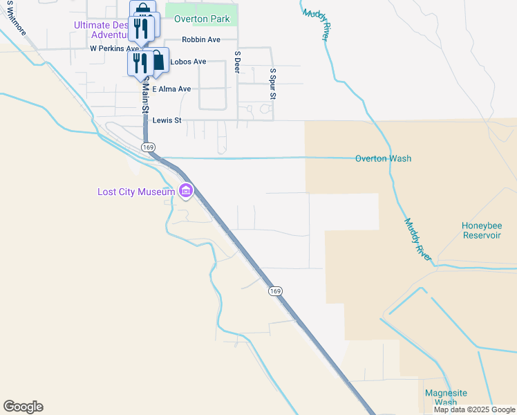 map of restaurants, bars, coffee shops, grocery stores, and more near 360 Scamp Avenue in Las Vegas