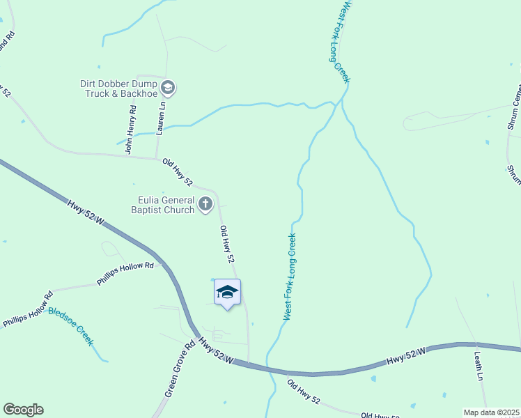 map of restaurants, bars, coffee shops, grocery stores, and more near 8372 Old Highway 52 in Westmoreland
