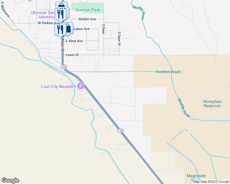 map of restaurants, bars, coffee shops, grocery stores, and more near 360 Scamp Avenue in Las Vegas