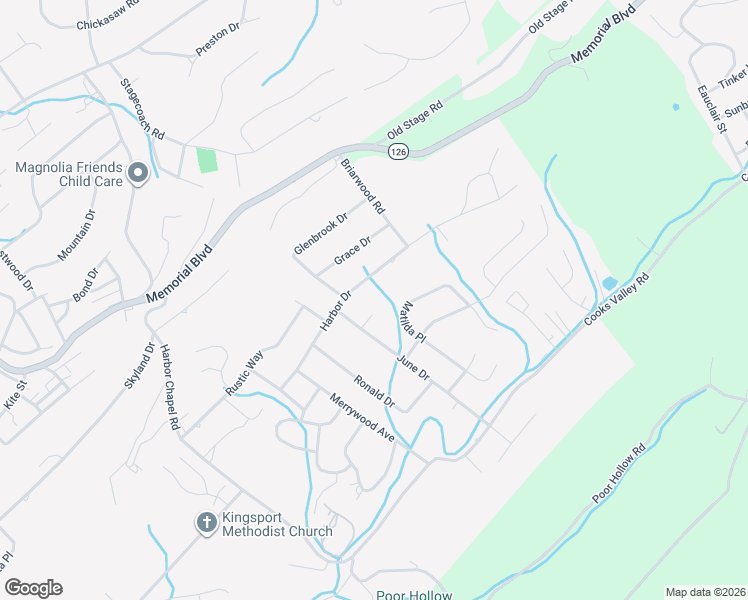 map of restaurants, bars, coffee shops, grocery stores, and more near 4508 Talbert Cir in Kingsport