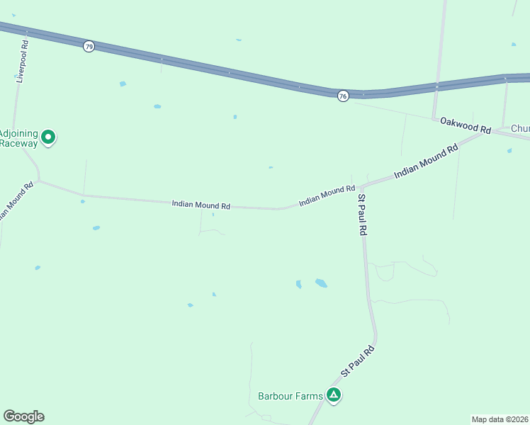map of restaurants, bars, coffee shops, grocery stores, and more near 2275 Indian Mound Road in Woodlawn
