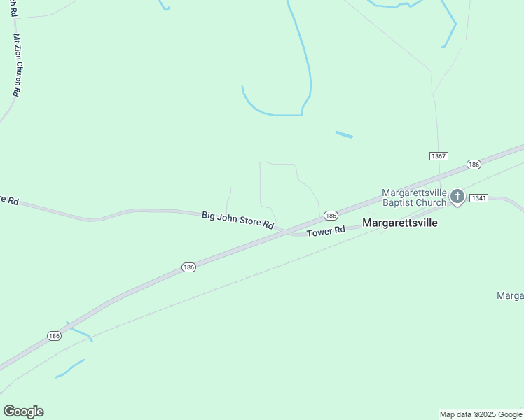 map of restaurants, bars, coffee shops, grocery stores, and more near 144 Big John Store Road in Margarettsville
