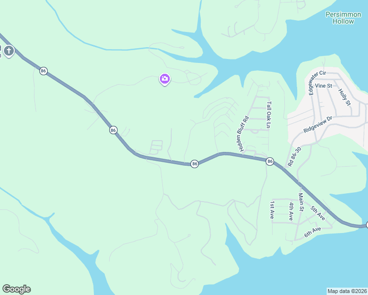 map of restaurants, bars, coffee shops, grocery stores, and more near 299 Stonemont Rd in Blue Eye