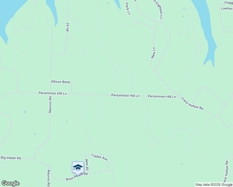 map of restaurants, bars, coffee shops, grocery stores, and more near 428 Persimmon Hill Lane in Lampe