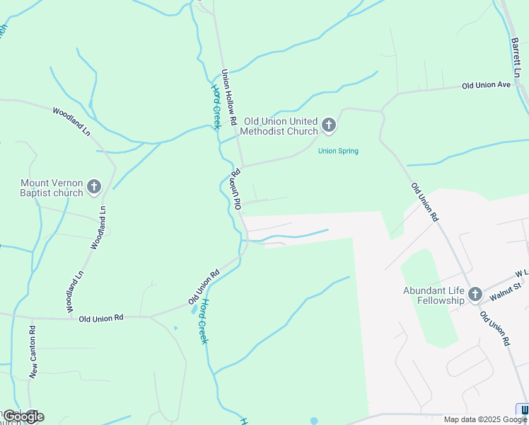 map of restaurants, bars, coffee shops, grocery stores, and more near 937 Old Union Road in Church Hill