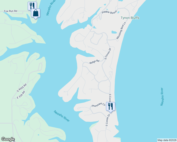 map of restaurants, bars, coffee shops, grocery stores, and more near 33468 Blue Grouse Drive in Afton