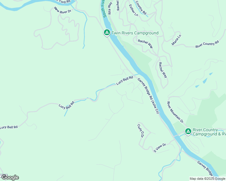 map of restaurants, bars, coffee shops, grocery stores, and more near 1324 Lucy Bell Road in Crumpler