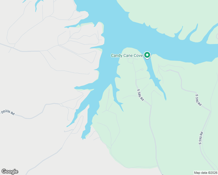 map of restaurants, bars, coffee shops, grocery stores, and more near 33550 South 583 Road in Jay