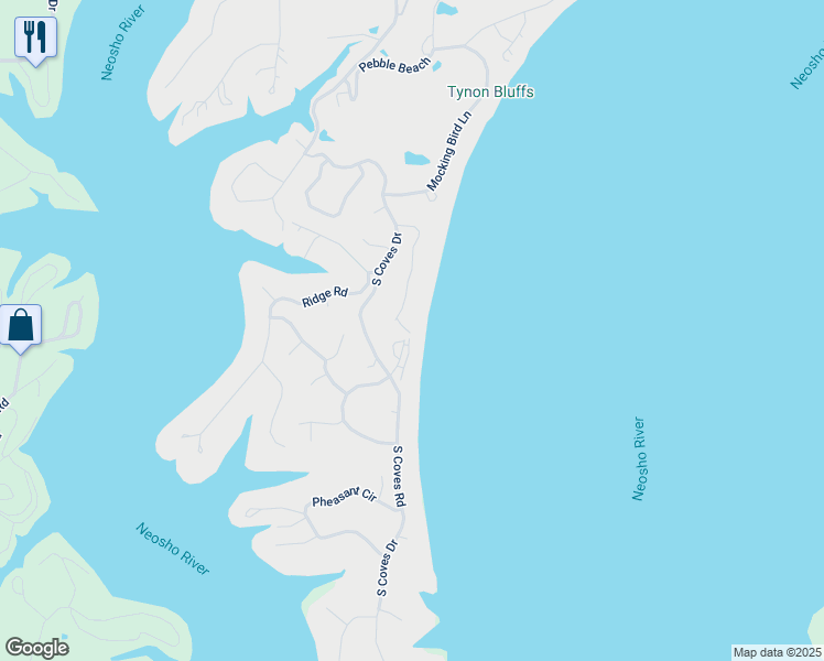 map of restaurants, bars, coffee shops, grocery stores, and more near 33434 Bluff in Afton