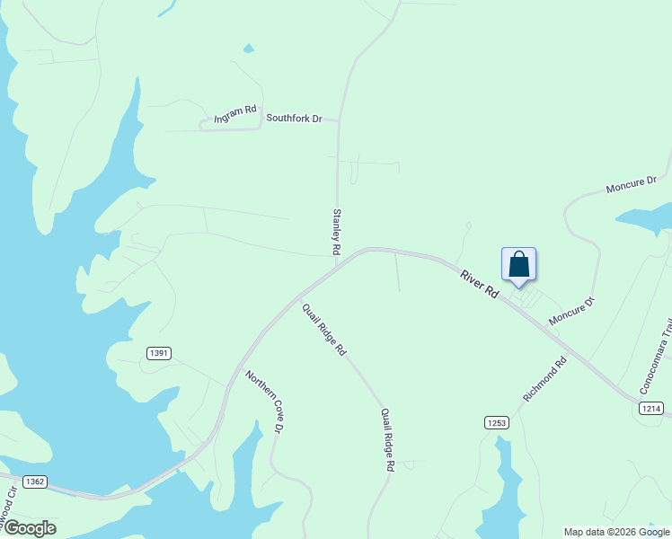 map of restaurants, bars, coffee shops, grocery stores, and more near 101 Lizard Creek Road in Henrico