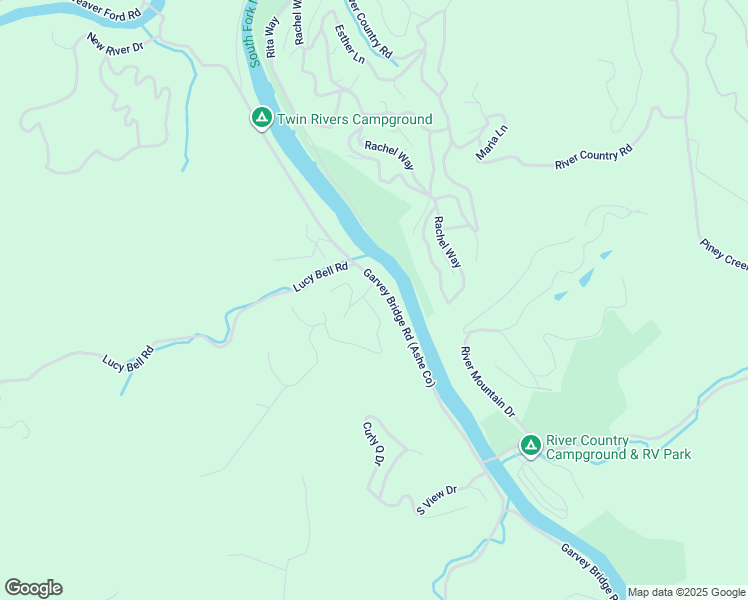 map of restaurants, bars, coffee shops, grocery stores, and more near 147 New River Landing in Crumpler