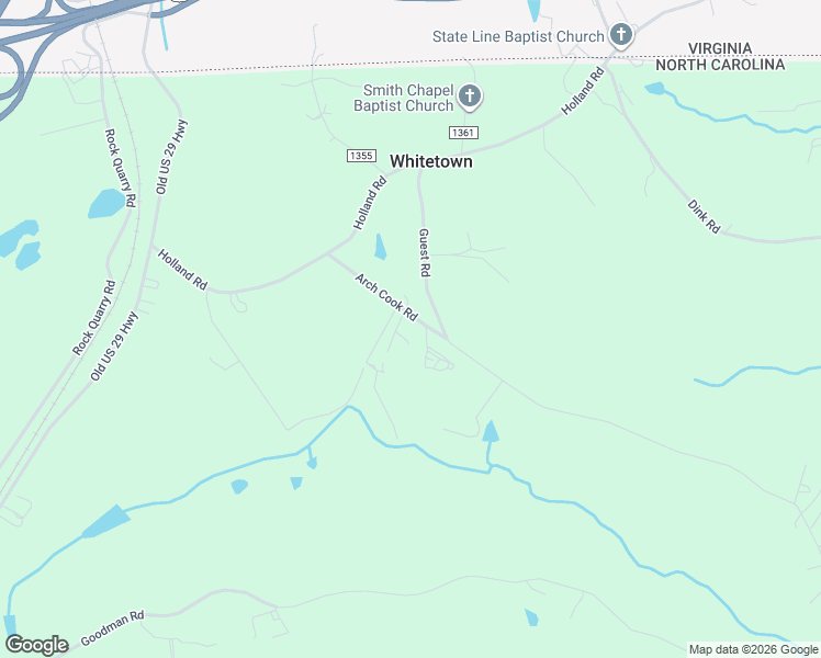 map of restaurants, bars, coffee shops, grocery stores, and more near 298 Arch Cook Road in Pelham