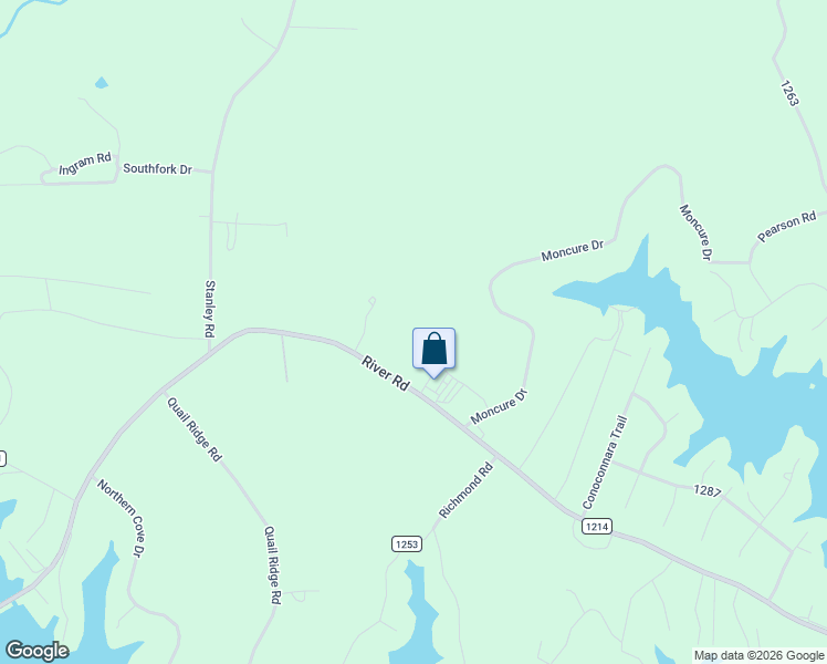 map of restaurants, bars, coffee shops, grocery stores, and more near 3402 River Road in Henrico