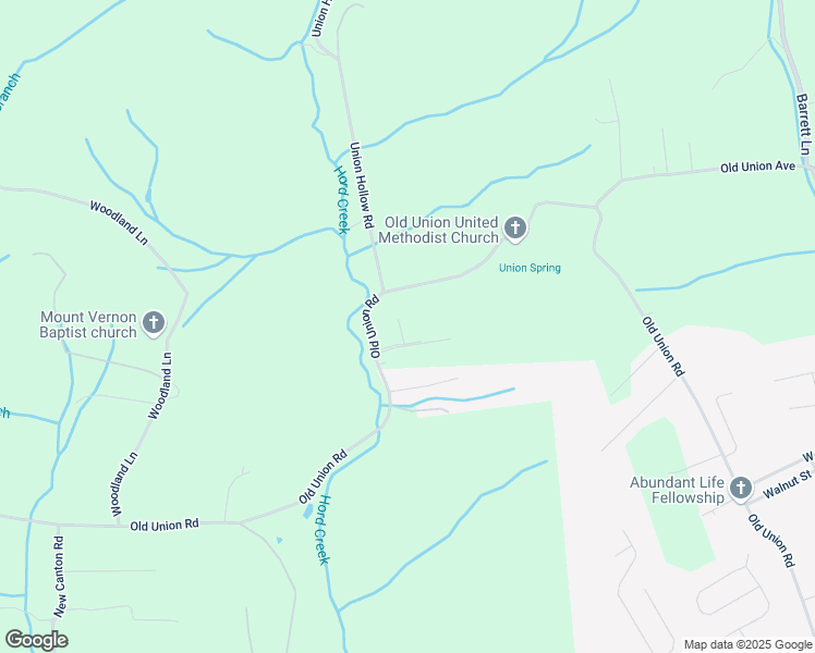 map of restaurants, bars, coffee shops, grocery stores, and more near 937 Old Union Road in Church Hill